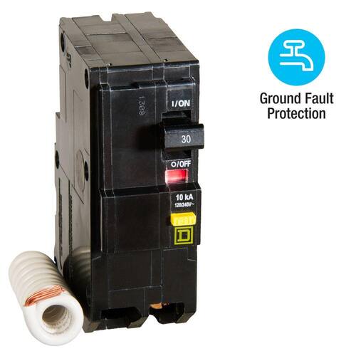 Circuit Breaker 30 Amp 2-Pole QO GFCI