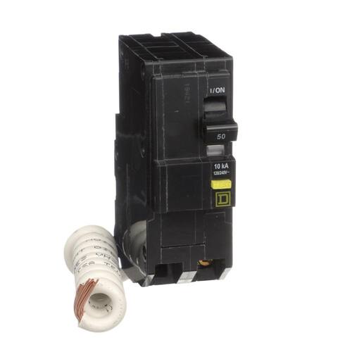 Circuit Breaker 50 Amp 2-Pole Circuit QO GFCI