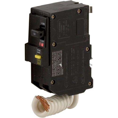 Circuit Breaker 50 Amp 2-Pole Circuit QO GFCI