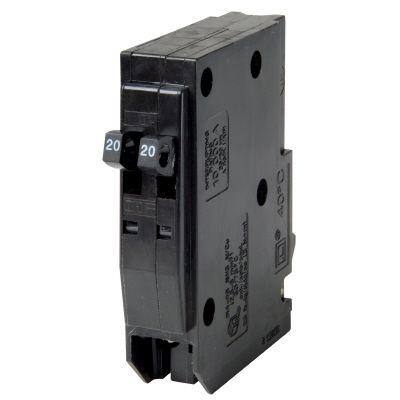 Circuit Breaker Amp Single-Pole Circuit QO 2-20 Class CTL Tandem