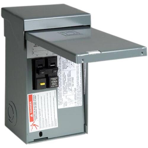 Load Center 50 Amp 2-Space 4-Circuit Homeline Spa Panel Main Lug