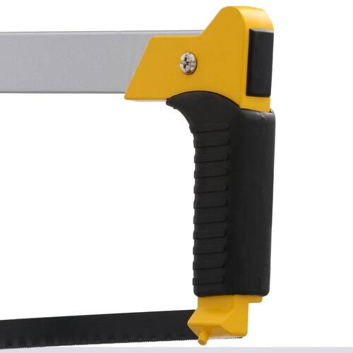 High-Tension Hack Saw, 12 in., 24 TPI Bi-Metal Blade, with Blade Storage