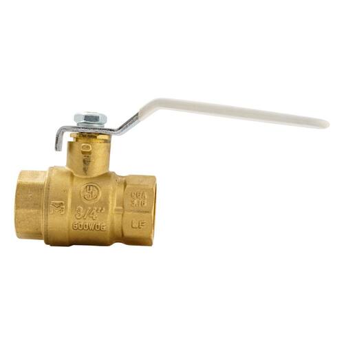 Ball Valve 3/4 in. Brass FPT Full Port with Packing Gland