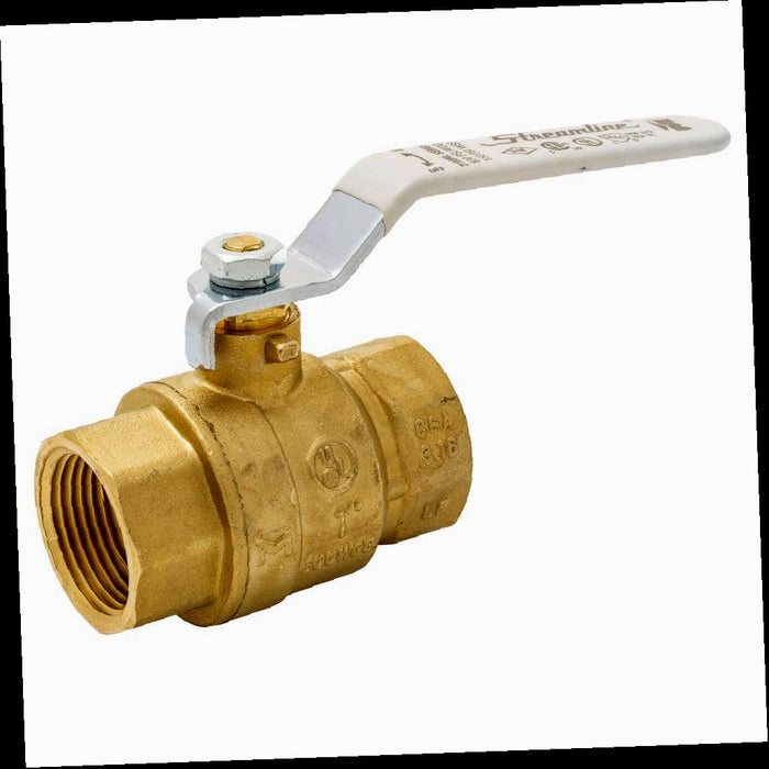 Ball Valve Brass FPT Full Port 1 in. with Packing Gland