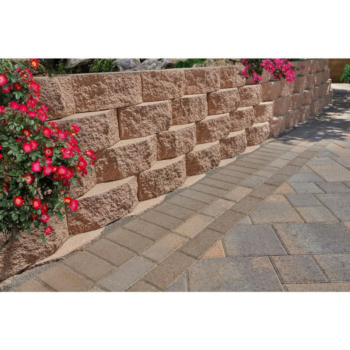 Wall Block 10 in. x 6 in. x 16 in. Tan Concrete Same-Day Delivery