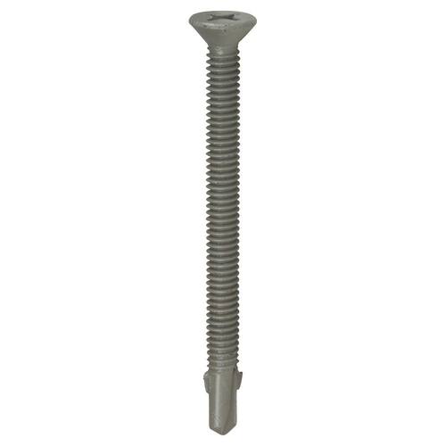 Sheet Metal Screws #12 2-3/4 in Flat Head Phillips Electro Galvanized Zinc (40-Pack)