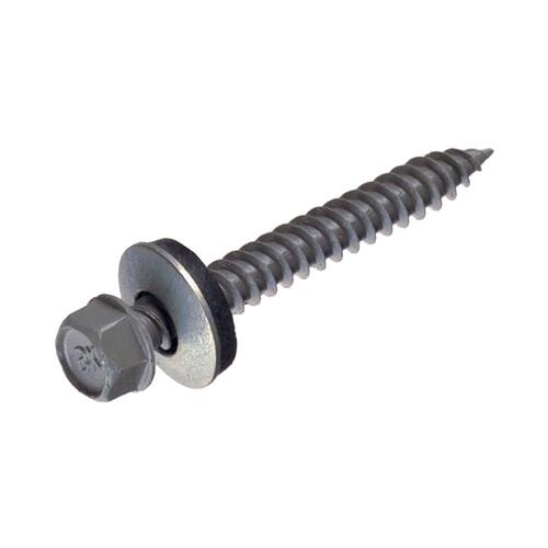 Roofing Screws 1-1/2 in. External Hex Zinc Plated Steel Hex Washer Head (100-Pack)