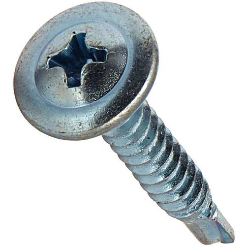 Sheet Metal Screws #8 1/2 in Truss Head Phillips Zinc Plated (260-Pack)