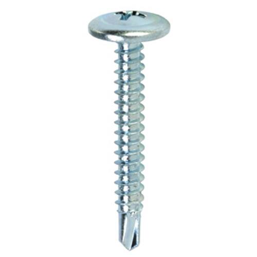 Sheet Metal Screws #8 2 in Truss Head Phillips Zinc Plated (100-Pack)