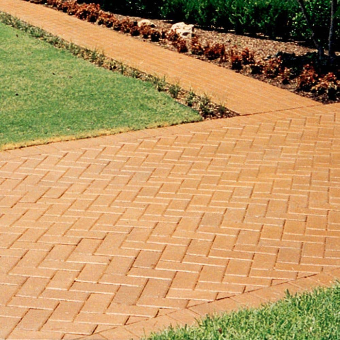 Concrete Paver 7.87 in. x 3.94 in. x 2.36 in.  Terra Cotta Pavestone 6