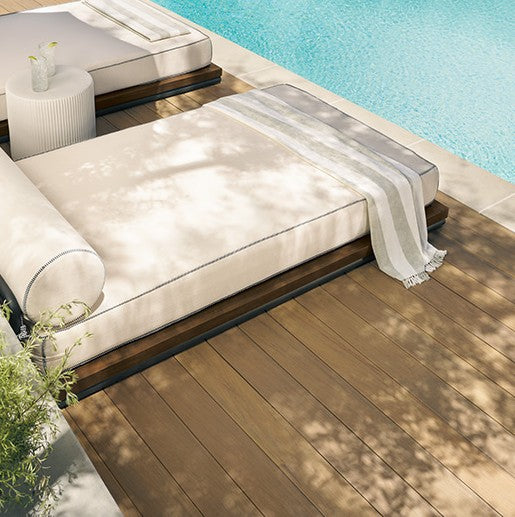 Composite Decking 1 in. x 6 in. x 20 ft. Tigerwood Square Edge Board