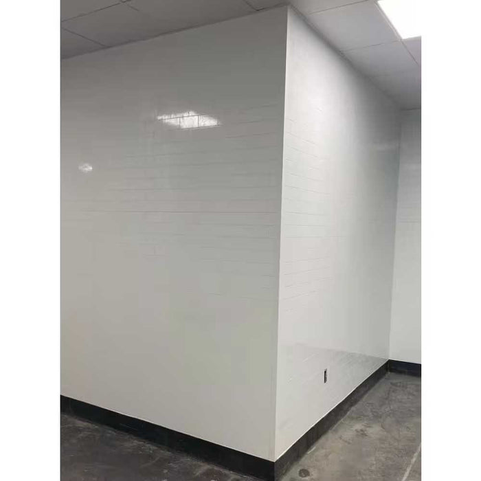 Siding Panel 1/8 in. x 4 ft. x 8 ft.. White Subway Tile Board 3