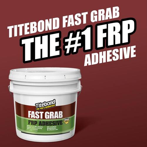 Construction Adhesive, Greenchoice Fast Grab FRP, 3.5 Gal. Pail