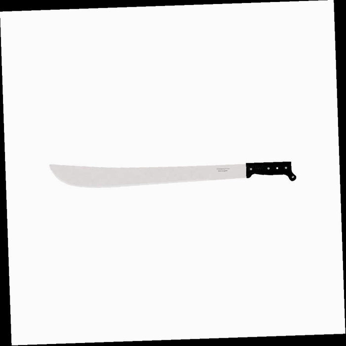 Machete, 22 in., with Carbon Steel Blade and Black Polypropylene Handle, with Nylon Sheath