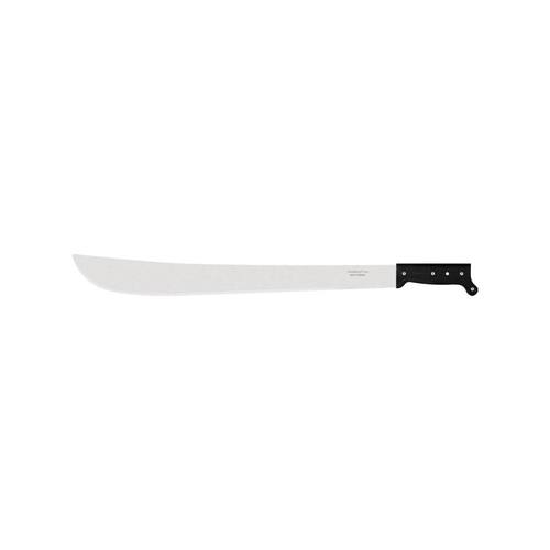 Machete, 22 in., with Carbon Steel Blade and Black Polypropylene Handle, with Nylon Sheath