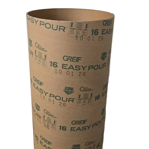 Concrete Form 16 in. x 12 ft. Cardboard Column Tube
