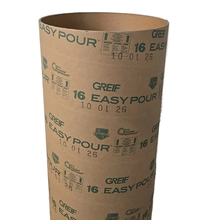 Concrete Form 16 in. x 12 ft. Cardboard Column Tube