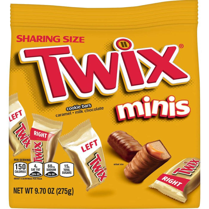 Twix Chocolate,9.7 oz. Caramelcookiebar, Standupbag