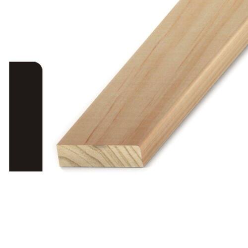 Moulding Pine Stop Round Edge 1/2 in. x 1-5/8 in., 12 ft.