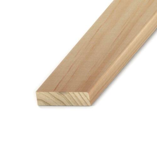 Moulding Pine Stop Round Edge 1/2 in. x 1-5/8 in., 12 ft.