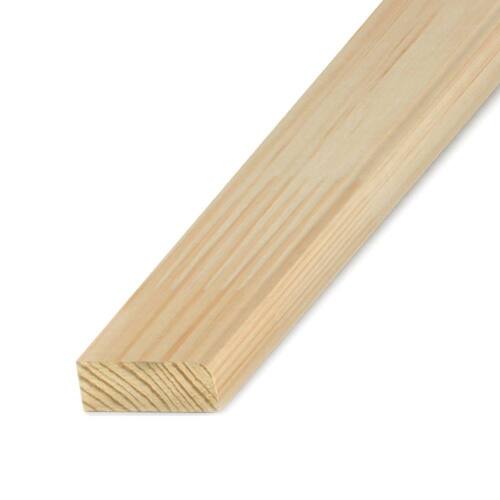 Pine Stop Moulding Pine  3/8 in. x 1-1/4 in. x 7 ft. Finger-Jointed Round Edge