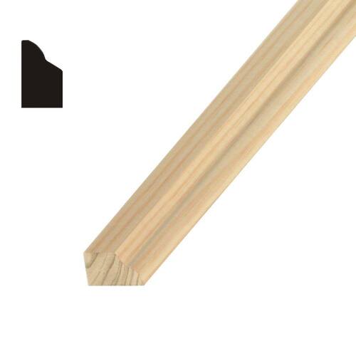 Pine Bead Moulding 1/4 in. x 7/16 in. OP 113, 12 ft.