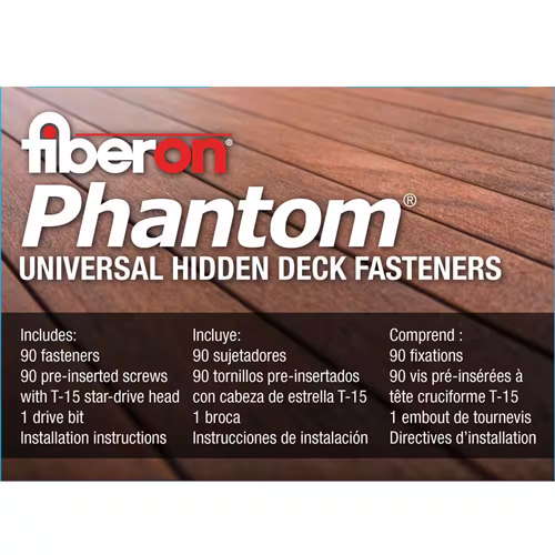 Phantom Universal Hidden Deck Fastener Box (90-Pack) 2