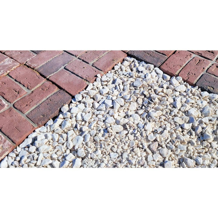 Landscape Rocks  0.75 in. - 1.75 in. (Bagged: 0.4 cu.ft., 33 lbs.) Premium  White Marble Decorative  Chip 3