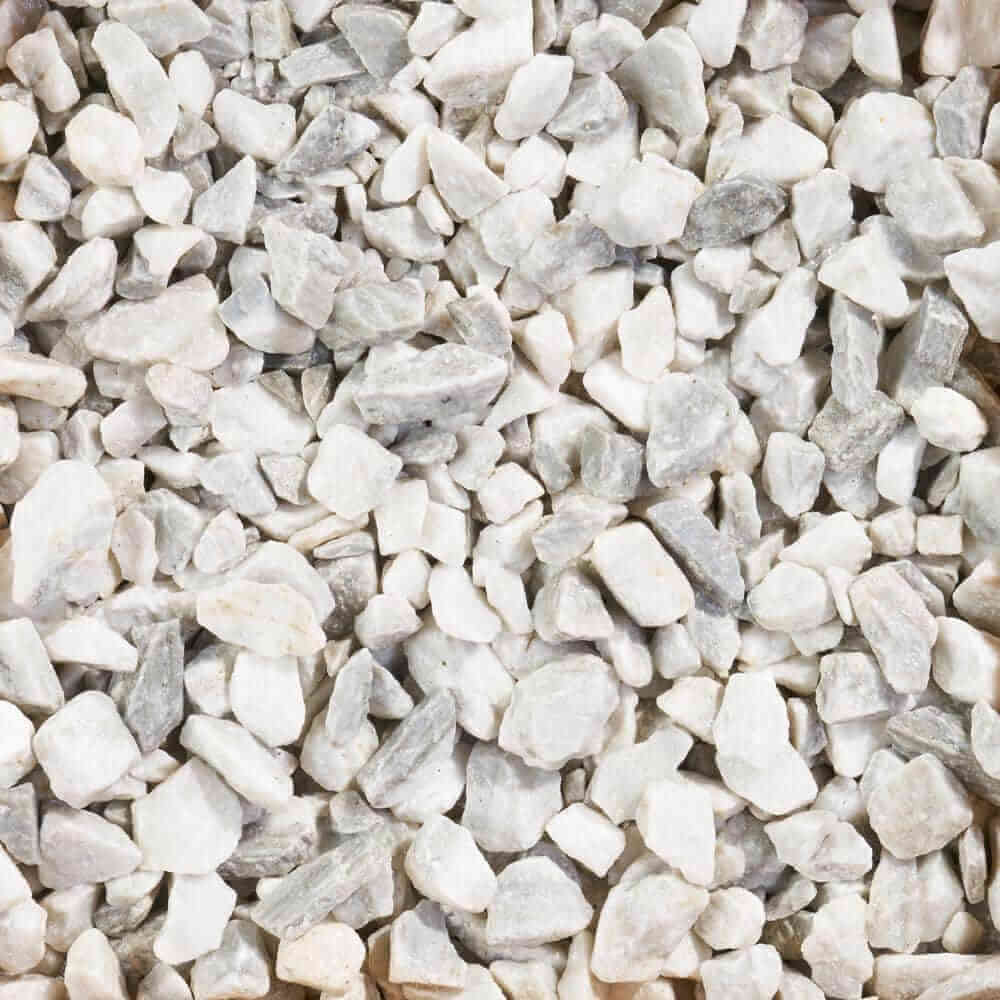 Landscape Rocks 1/4 in. - 1-1/2 in. Marble Chip 0.5 cu.ft, 50 lb
