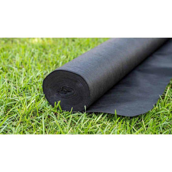 Weed Barrier 4 ft. x 100 ft.  Medium  Duty Matrix Grid Landscape Fabric 3