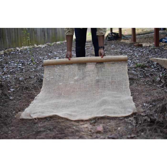 Erosion Control Blanket 3 ft. x 24 ft. Straw Fiber Landscape Fabric 4