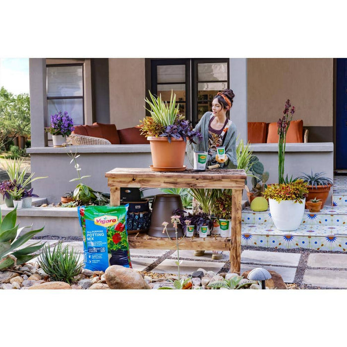 is vigoro potting mix good Potting Mix 32 Qt. All Purpose Soil for Indoor or Outdoor Use for Fruits Flowers Vegetables and Herbs Vigoro