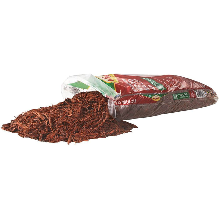 Wood Mulch Red 2 cu.ft. Premium Shredded Bagged Vigoro 10