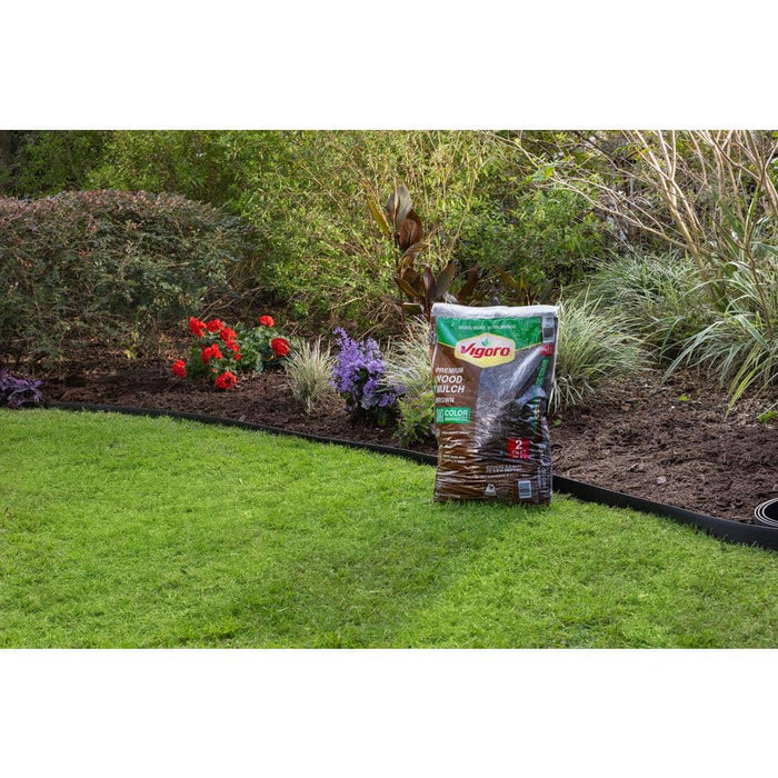 Wood Mulch Brown 2 cu.ft. Premium Shredded Bagged Vigoro 13