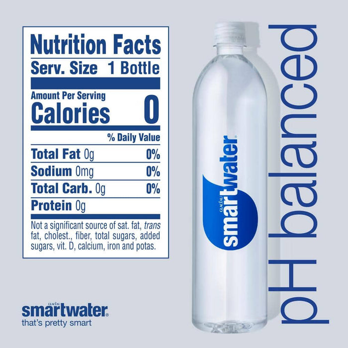 Unbranded 33.8 fl. oz. Smartwater Nutrient-Enhanced Water Bottle