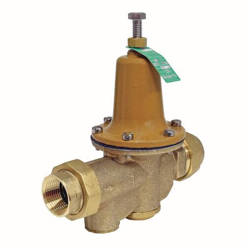 Brass Pressure Regulating 1 in. Sweat PSI-300