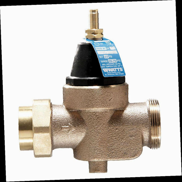 Brass Pressure Reducing Valve Lead-Free 1 in. FPT x FPT