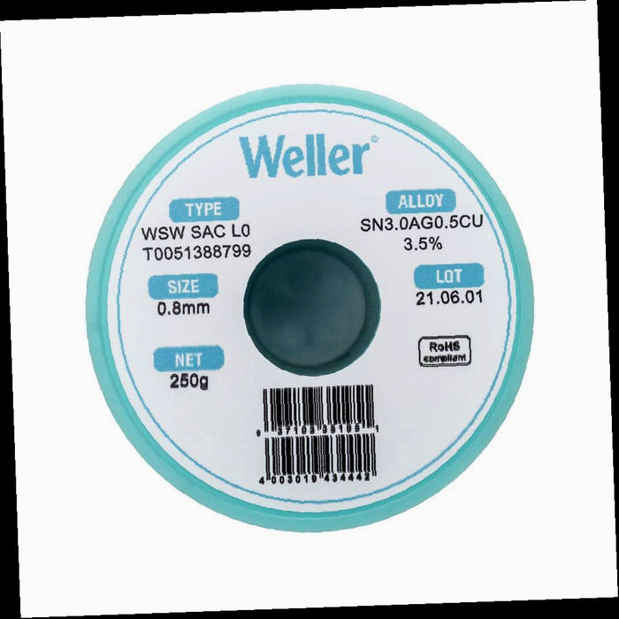 Solder Wire Dia 0.8 mm 250 g SAC L0