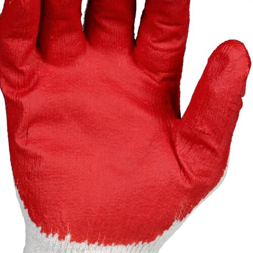 Knit Gloves Large Economy Latex Coated 6-Pack