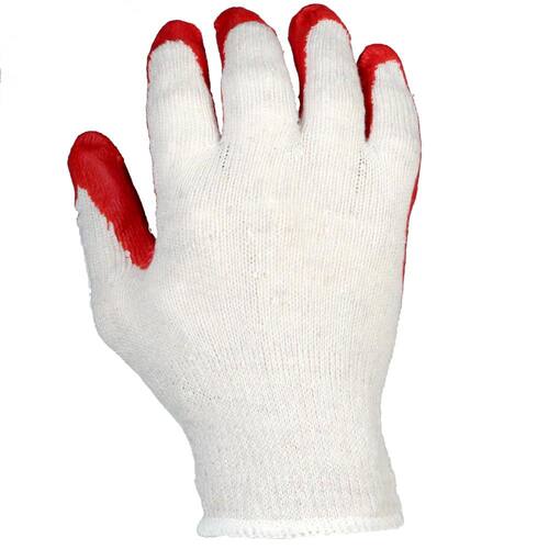 Knit Gloves Large Economy Latex Coated 6-Pack