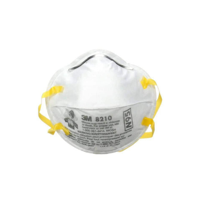 Disposable Respirator Mask Professional Multi-Purpose Valved with Gasket (10-Pack) N95 8210 1