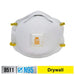 Disposable Respirator Mask with Cool Flow Valve Drywall Sanding  (2-Pack) N95 8512 2