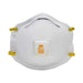 Disposable Respirator Mask with Cool Flow Valve Sanding and Fiberglass (5-Pack) N95 8511 1