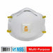 Disposable Respirator Mask with Cool Flow Valve Sanding and Fiberglass (5-Pack) N95 8512 2