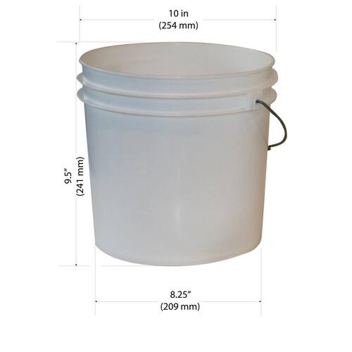 Paint Bucket 2 Gallon White