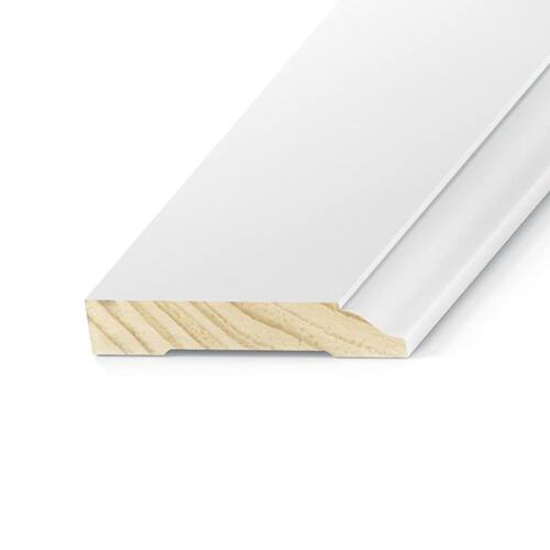 MDF Base Moulding 1/2 in. x 5-1/2 in. x 16 ft.  Primed