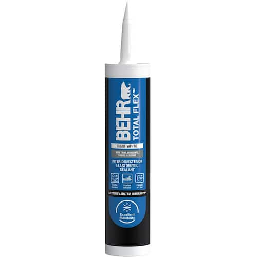 Window & Door Sealant, Total Flex, Elastomeric, White, 10.1 fl. oz.