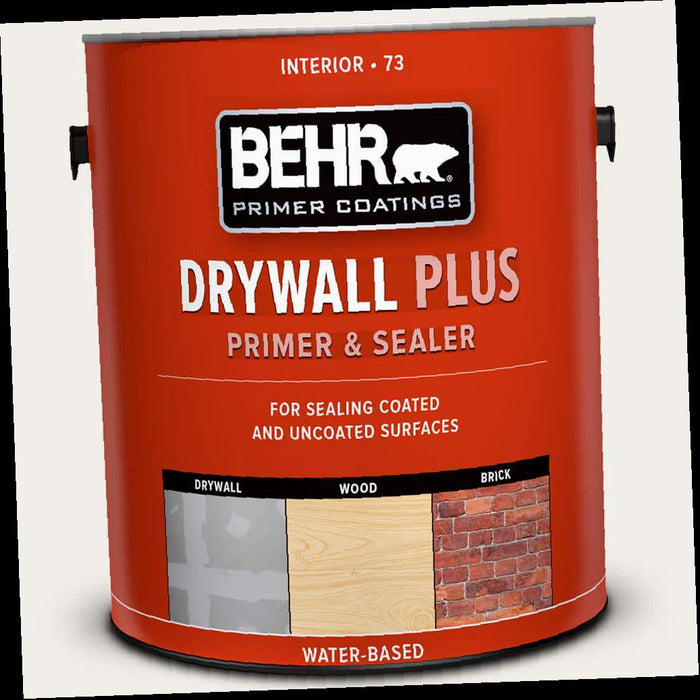 Interior Primer and Sealer, Acrylic Drywall Plus, White, 1 Gal.