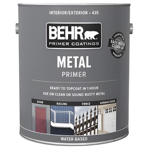 Interior/Exterior Primer, Metal, White, 1 gal.