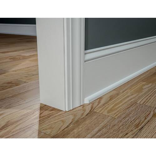 PVC Composite Casing 5/8 in. x 3 1/2 in. x 8 ft. Painted